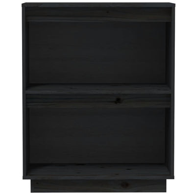 Konsolikaappi musta 60x34x75 cm täysi mänty