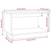 TV-taso 60x35x35 cm täysi mänty