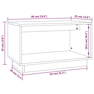 TV-taso 60x35x35 cm täysi mänty