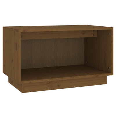 TV-taso hunajanruskea 60x35x35 cm täysi mänty