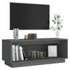TV-taso harmaa 90x35x35 cm täysi mänty