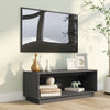TV-taso harmaa 90x35x35 cm täysi mänty