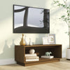 TV-taso hunajanruskea 90x35x35 cm täysi mänty