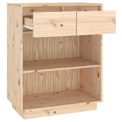 Konsolikaappi 60x34x75 cm täysi mänty