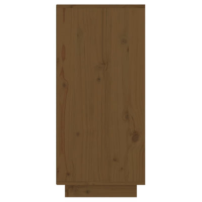 Konsolikaappi hunajanruskea 60x34x75 cm täysi mänty