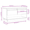 TV-taso 74x34x40 cm täysi mänty