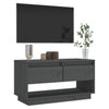 TV-taso harmaa 74x34x40 cm täysi mänty