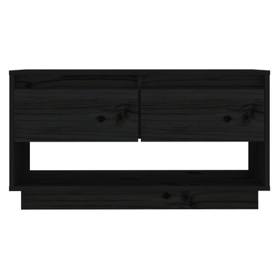 TV-taso musta 74x34x40 cm täysi mänty