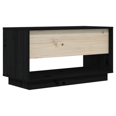 TV-taso musta 74x34x40 cm täysi mänty