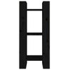 Musta kirjahylly/tilanjakaja Genelia 41x35x91cm (mänty)