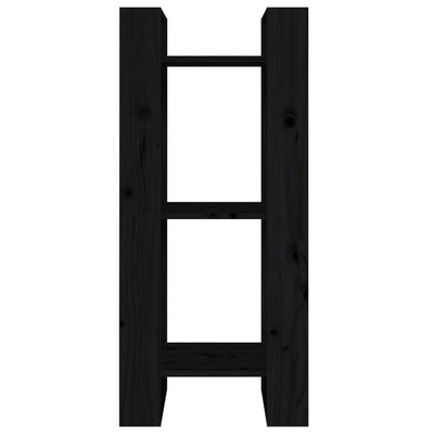 Musta kirjahylly/tilanjakaja Genelia 41x35x91cm (mänty)