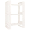 Valkoinen kirjahylly/tilanjakaja Jancu 60x35x91cm (mänty)