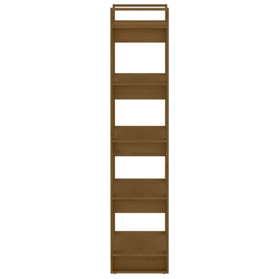 Hunajanruskea kirjahylly/tilanjakaja Ulise 60x35x160cm (puu)