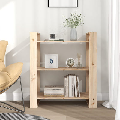 Kirjahylly/tilanjakaja 80x35x91 cm täysi mänty