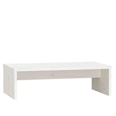 Näyttökoroke valkoinen 50x27x15 cm täysi mänty