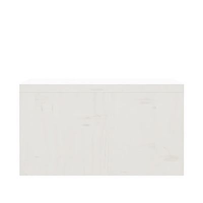 Näyttökoroke valkoinen 50x27x15 cm täysi mänty