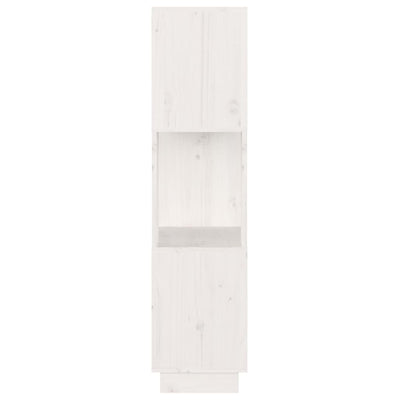 Kirjahylly/tilanjakaja valkoinen 51x25x101 cm täysi mänty