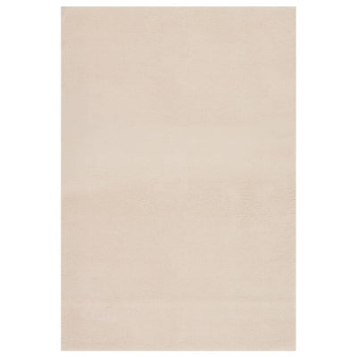 Matto pestävä pehmeä lyhyt nukka 160x230 cm liukumaton beige