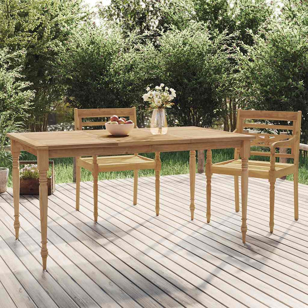 Kokoontaitettava baaripöytä Vladutoiu 90x65x105cm (tiikki)