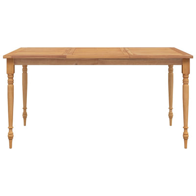 Batavia pöytä 150x90x75 cm täysi tiikki