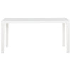 Valkoinen puutarhapöytä Nastasi 150x90x72cm (pp)