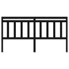 Musta sängynpääty Enula 206x4x100cm (mänty)