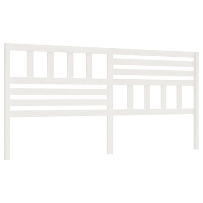 Valkoinen sängynpääty Stefea 186x4x100cm (mänty)