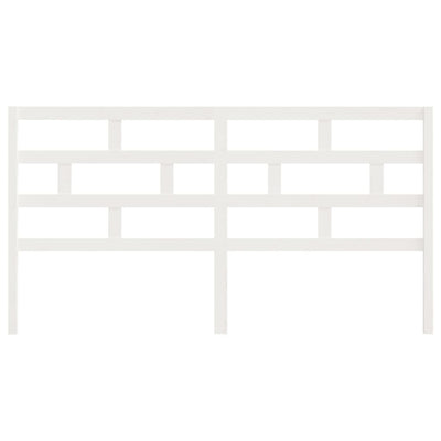 Valkoinen sängynpääty Sabata 186x4x100cm (mänty)