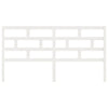 Valkoinen sängynpääty Sabata 206x4x100cm (mänty)