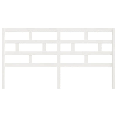 Valkoinen sängynpääty Sabata 206x4x100cm (mänty)