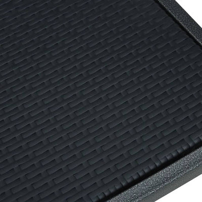 Musta 3-osainen ulkoruokailuryhmä Sanfiu