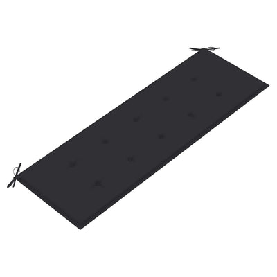 Batavia-penkki antrasiitti tyyny 150 cm täysi tiikki