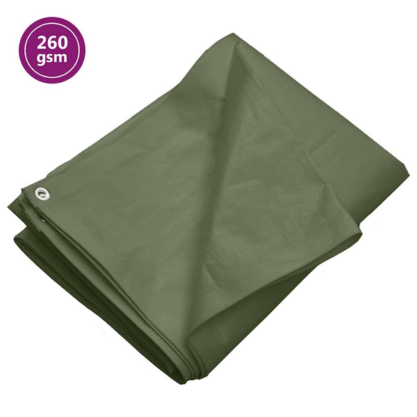Pressu 260 g/m² 8x8 m vihreä HDPE