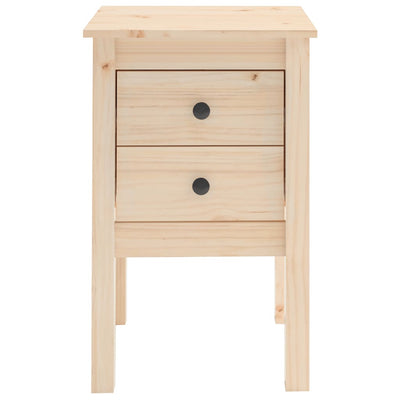 Yöpöydät 2 kpl 40x35x61,5 cm täysi mänty