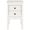 Valkoinen yöpöytä Felofteia 40x35x61,5cm (mänty)