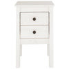 Valkoinen yöpöydät Felofteia 40x35x61,5cm (2 kpl mänty)