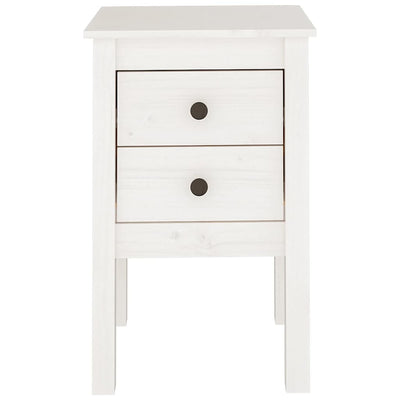 Valkoinen yöpöydät Felofteia 40x35x61,5cm (2 kpl mänty)