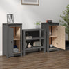 Senkit 2 kpl harmaa 40x35x80 cm täysi mänty