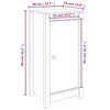 Senkit 2 kpl harmaa 40x35x80 cm täysi mänty