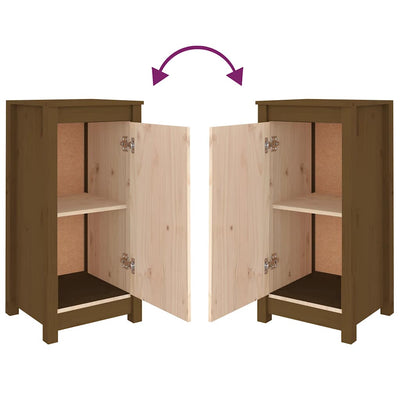 Hunajanruskea senkki Alwilda 40x35x80cm (mänty)