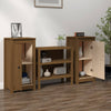Senkit 2 kpl hunajanruskea 40x35x80 cm täysi mänty