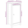 Senkit 2 kpl hunajanruskea 40x35x80 cm täysi mänty