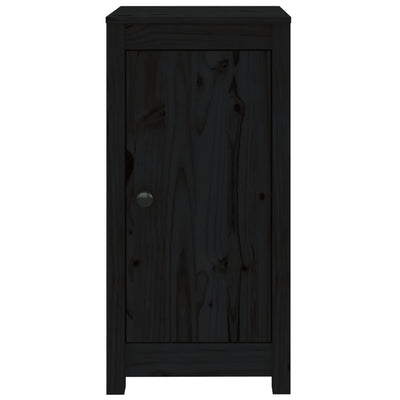 Senkit 2 kpl musta 40x35x80 cm täysi mänty