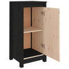 Senkit 2 kpl musta 40x35x80 cm täysi mänty