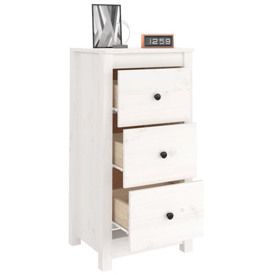 Senkit 2 kpl valkoinen 40x35x80 cm täysi mänty