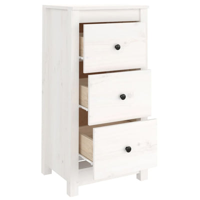 Senkit 2 kpl valkoinen 40x35x80 cm täysi mänty