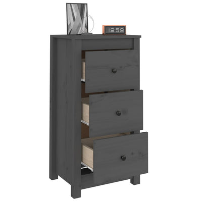 Senkit 2 kpl harmaa 40x35x80 cm täysi mänty