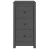 Senkit 2 kpl harmaa 40x35x80 cm täysi mänty