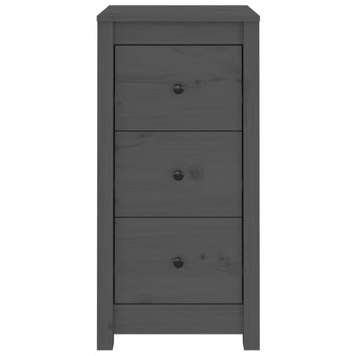 Senkit 2 kpl harmaa 40x35x80 cm täysi mänty