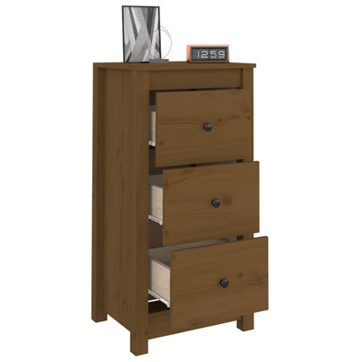 Senkit 2 kpl hunajanruskea 40x35x80 cm täysi mänty